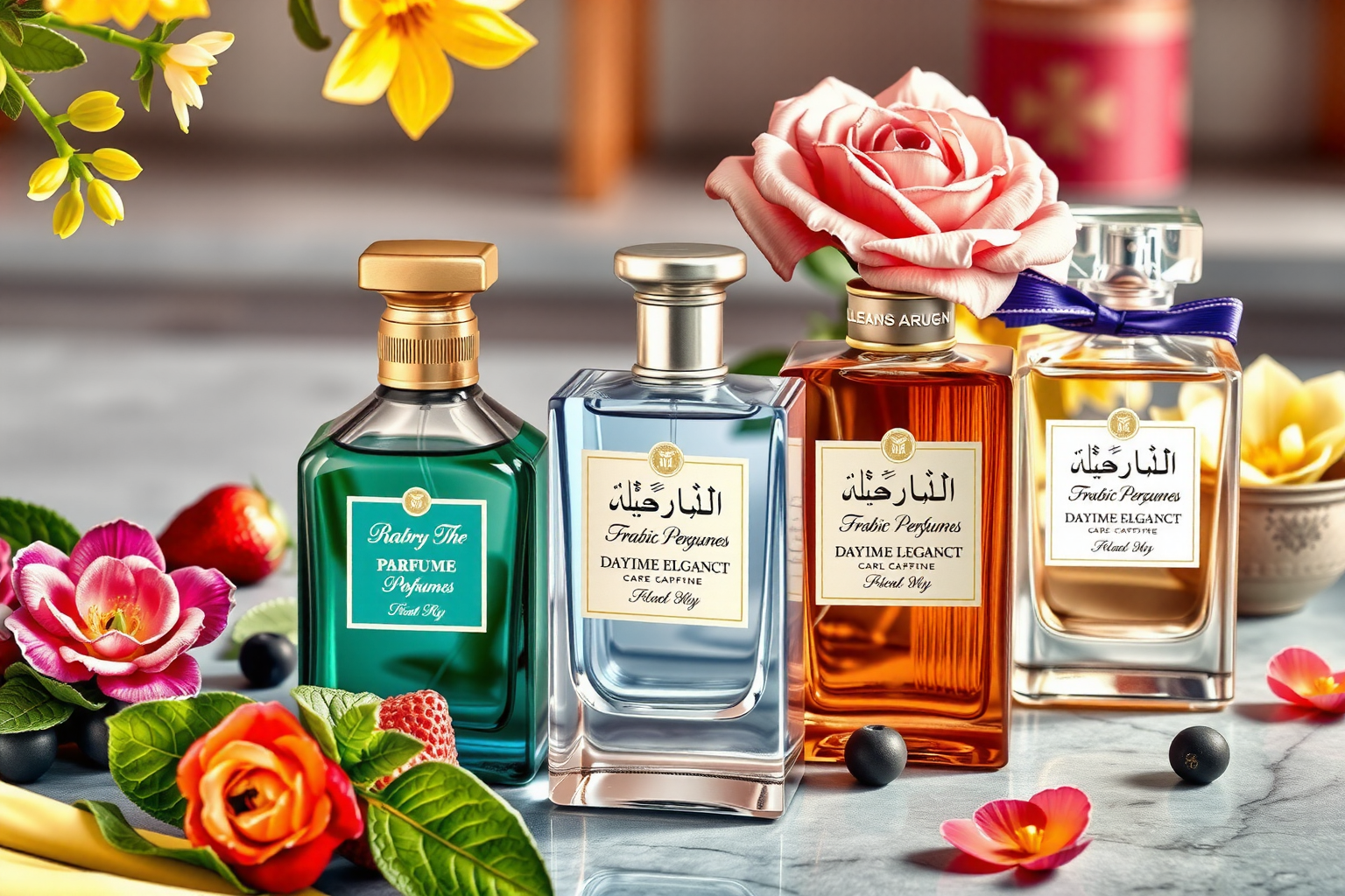 Perfumes árabes frescos y duraderos ideales para el día