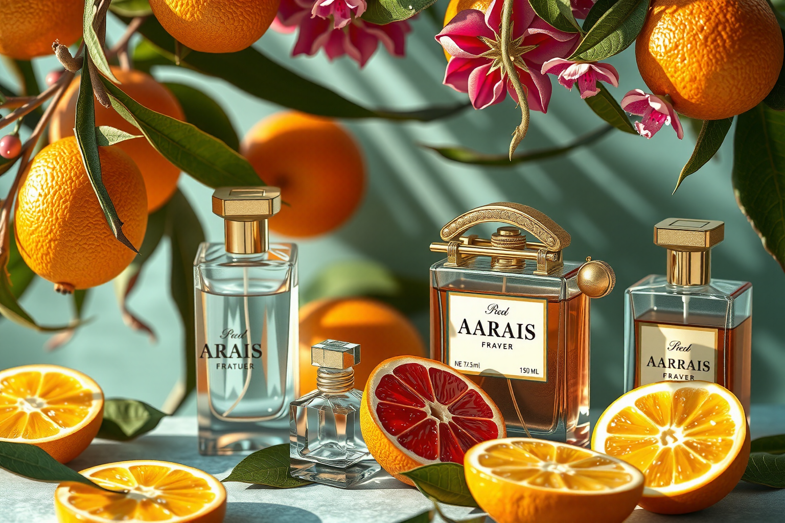 Perfumes árabes cítricos y frescos para los días más calurosos