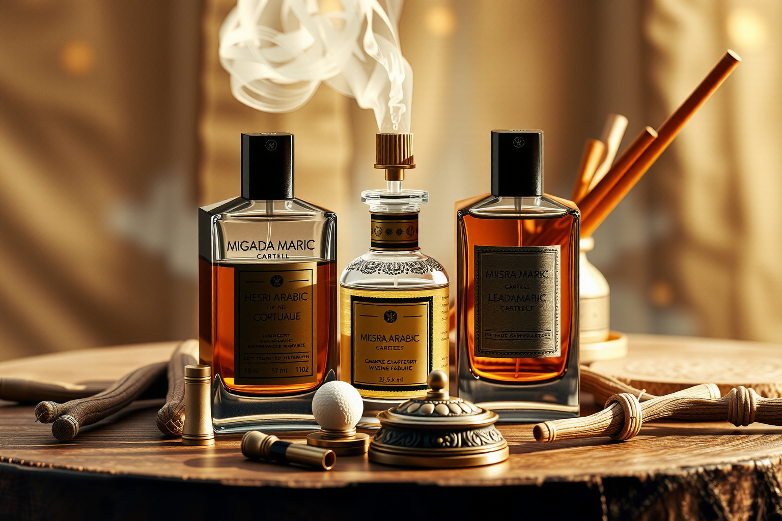 Perfumes árabes amaderados que duran más de 12 horas